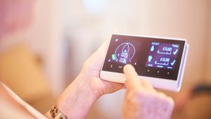 pantalla que muestra los resultados de un monitoreo de energía